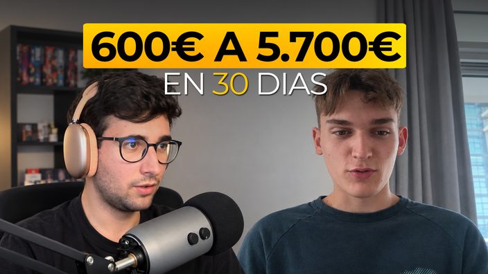 Pedro: de 600 € a 5.700 € en 30 días