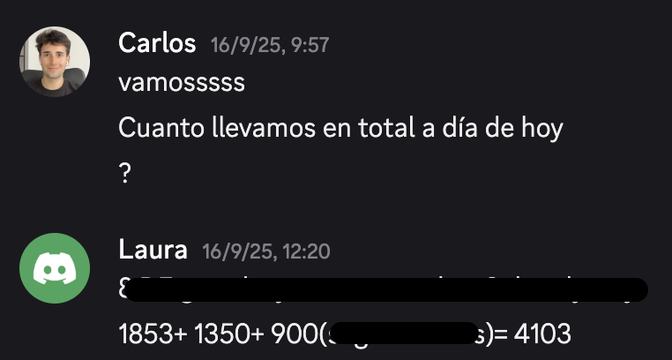 Captura de venta real de un closer