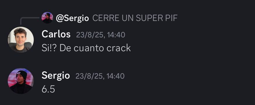 Captura de venta real de un closer