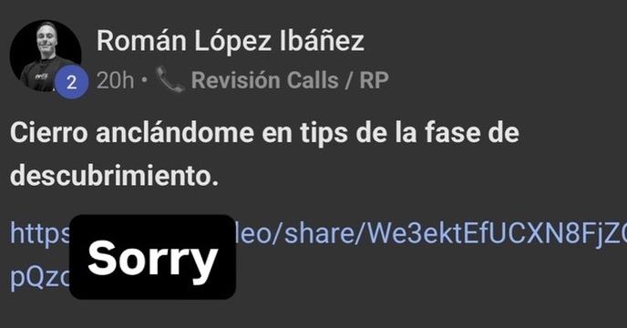 Captura de venta real de un closer