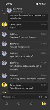 Captura de venta real de un closer